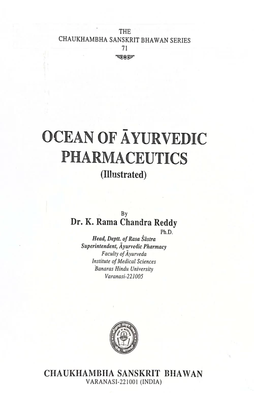 Ocean of Ayurvedic Pharmaceutics (CSBG 71)